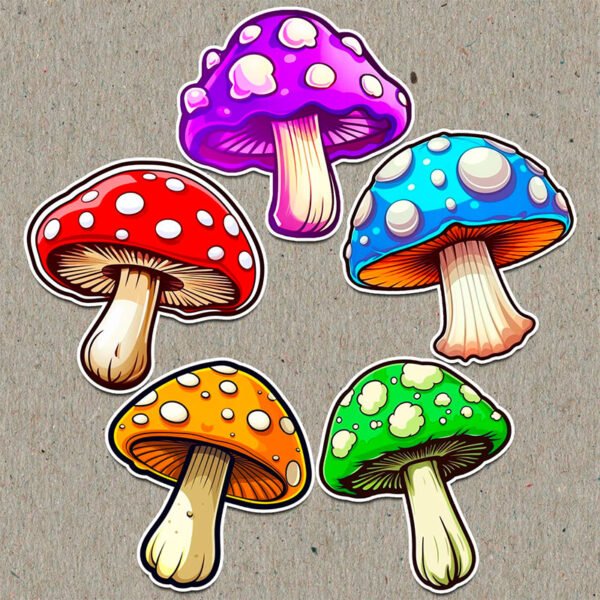 Magic Mushroom Stickers Bundle