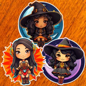 Witches of the World Stickers